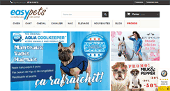 Desktop Screenshot of easypets.fr